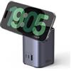 UGREEN Nexode 65W Caricatore USB C GaN Caricabatteria Wireless Qi2 15W Per iPhone Alimentazione da Tavolo Compatibile con MagSafe 17 16 15 14 13 Serie Galaxy S26 iPad MacBook Pro Air