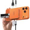 ORICO Docking Station USB-C Magnetica, Custodia SSD M.2 NVMe, Dockingstation 8 in 1 con HDMI 4K@60Hz, PD 100W, USB-A/USB-C 10 Gbps, Audio, Hub USB-C Dockingstation per iPhone/Pro Max/Dell Lenovo MG7