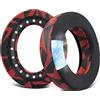 SOULWIT Cuscinetti in Gel di Raffreddamento per Corsair HS70/Pro HS60/Pro HS50/Pro HS75 XB Cuffie, Cuscinetti Auricolari con Isolamento Acustico-Tempesta Rossa