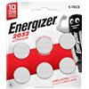 Energizer Lithium Batterie CR2032 Bottone 3V al Litio Lunga Durata Massime Prestazioni per Piccoli Dispositivi Orologi Telecomandi e Termometri - 1 Blister da 6 Pile