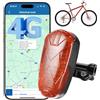 Winnes Localizzatore GPS per Bici,Bicicletta,EBike,4G GPS Tracker TK906 Monitoraggio in Tempo Reale Satellitare Tracker Antifurto Impermeabile Fanale Posteriore, Standby A 25gg Di Batteria