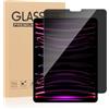 ZhuoFan Privacy Pellicola Protettiva per iPad Pro 12,9 Pollici (6a/5a/4a/3a Generazione,2022/2021/2020/2018),AntiSpy in Vetro Temperato Film,HD Anti-impronte Durezza 9H Senza Bolle,Pacco da 1