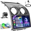 Hikity 8 Core 4+64G Android 15 Autoradio per Nissan Qashqai J10 (2006-2013) Radio CarPlay Android Auto Senza Fili Bluetooth 9 Radio Auto Schermo con Navi GPS WiFi FM RDS SWC