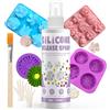 Miioto Distaccante per Resina Epossidica, Distaccante per Stampi, Silicone Spray per Stampi in Silicone, Resina AB, Candele, Saponi, Lubricante Antiadherente, Facile da Sformare, 150ml