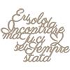 Declea Scritta in Legno Eri solo da incontrare - Citazione d'amore, idea regalo Scritta Decorativa Fatta a Mano Arredo Decorazione