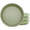 The HC Companies Sottovaso per vasi da Fiori, sottovaso in plastica per Esterni e Interni, Design Tradizionale per Il drenaggio dell'Acqua, Vassoio Rotondo Resistente ed Elegante (20,3 cm di Schiuma