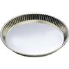 Gobel 126130 - Stampo per tortiera scanalata, rotondo, bordo piatto, fondo fisso, in ferro bianco, Ø 28 cm