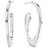 Calvin Klein Orecchini a Cerchio da Donna Collezione HARMONIOUS CONNECTION in Acciaio Inossidabile con Cristalli - Disponibile in versione Oro o Argento