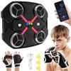 WingFly Smart Music - Macchina da boxe per bambini, con 3 livelli di velocità, guanti, luci fredde, da parete, per esercizi per bambini