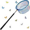 GETRICH Guadino Pesca Telescopico 66-145 cm Retino da Pesca Bambini Retino Mare Bambini con Asta Telescopica, Retino per Farfalle per Catturare Insetti di Farfalle Piccoli Pesci Insetto