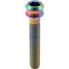 eMagTech Bullone di fissaggio per manubrio bicicletta, M6 x 35 mm, in titanio, colore arcobaleno