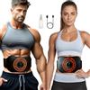 LEMENG Elettrostimolatore per Addominali, Elettrostimolatore Muscolare, EMS Stimolatore Muscolare,USB Ricaricabile ABS Trainer/Toner per Addome/Braccio/Gambe/Waist/Glutei Home Gym-Uomo/Donna