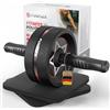 FUNFLEX Set Fitness 6 Pezzi - AB Roller, Maniglie Push-up, Fasce di Resistenza, Corda per Saltare, Ginocchiere - Allenamento Completo a Casa