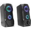 WHITE SHARK Altoparlanti White Shark Gaming Speakers RGB/USB Nero