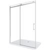 Porta Parete Doccia 120 cm 1 Anta Scorrevole in Cristallo Trasparente 8mm H190 Cristal