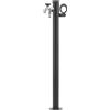 Fontana da Giardino con Doppio Rubinetto Belfer 42/SRR Antracite