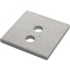Base Quadrata 40x40x4 cm per Fontana 42/SRV in Cemento Belfer 42/BSE/9 Grigio