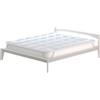 Topper Matrimoniale Trapuntato 300 gr/mq con Elastici Basic Bianco
