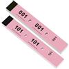 Nezyo 1-200 Blocchetti Numerati Biglietti Lotteria Numerati Blocchetti Guardaroba Blocchi Numerici da 1 a 200 Biglietti Numeri Perforati per Guardaroba Lotteria Eventi Festa, 20 x 3 cm