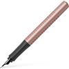 Faber-Castell 140969 - Penna stilografica Grip Edition, con spessore punta EF, 1 pezzo, colore: rame rosa