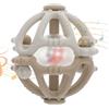 meanus Palla per bambini in silicone, 100% senza BPA (sabbia/grigio chiaro)