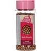 FunCakes Soft Pearls Small Bronze Gold: Perle di Zucchero Commestibili per Decorare Torte, Crostate e Cupcake, Ottimo Gusto, Ottime per Decorazioni, 70 g