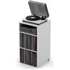 Glorious MODULAR MIX RACK Mobile professionale per Giradischi e Vinile, Bianco