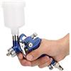 Fafeicy Aerografo Multiuso Set con Pistola per Pittura ad Olio Pneumatica a Gravità Ugello 0 8 mm Connettore Tipo Europeo per Auto e Modellismo