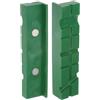 QUARKZMAN Morsa Magnetica per Morsetti 6 Magnete con Scanalature a U Cuscinetti Mascelle Banco Gomma Morbida Coperture Protezione Multiuso per Lavorazione Legno Produzione Gioielli, Verde