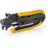 TronicXL - Strumento di compressione di alta qualità, pinza a compressione, spina F, RG58, RG59, RG6, RG7, RG11, pinza a pressa per cavo TV