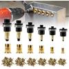 Kitnelw 186 Pezzi Inserto Filettato Rivettatrice Manuale di Teste Set M3, M4, M5, M6, M8, M10 Strumento per Rivetti e Inserti Filettati