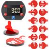 FIXCHORD Set di 12 Pezzi di Pad Adesivi Sostitutivi a Doppia Faccia, Pad Adesivi per Needit Park Lite, Pad Adesivi per Disco Elettronico per Parcheggio, Pad per Parcometro per Parabrezza