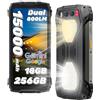 Blackview BV7300 Rugged Smartphone(538g), 800LM Luce Campeggio 15000mAh Android 14, 18GB+256GB/2TB Telefono Indistruttibile, 6.67HD+700 nit, 50MP+20MP Visione Notturna, Fingerprint/NFC/GPS/IP68/IP69K