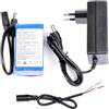 AFTERTECH PACCO BATTERIA PILA 24V 2000mAh 2Ah RICARICABILE AL LITIO 79x43x34mm G1D5
