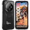 Blackview Fort 1 Rugged Smartphone Android 15, Batteria 10000mAh Telefono Indistruttibile, Gemini AI, 18(6+12) GB+256GB/2TB TF Celluare Antiurto, 6.56 HD+, 4G/NFC/OTG/Fingerprint/GPS/2 Anni Garanzia