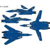Hasegawa Dipinto Hasegawa Macross VF-1S Valkyrie Macross 25th Anniversary scala 1/72 Pl