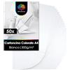 OfficeTree 50x Cartoncini Bianchi A4 300g - Cartoncino Bianco A4 per Bricolage e Taglio - Fogli Cartoncino per Stampante 300 grammi - White Cardstock