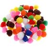 Perlin - Pompon 30/25/20/15/12/10 mm Mix Colori Pompon Cucito Colorato Tilda Fai da Te Palle di Peluche Soffici Palline per Divertenti DIY Creativo Artigianato, Mix - Bunt, 20mm 125Stk