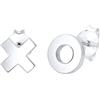 Elli Orecchini XO Lettere Tendenza in Argento Sterling 925, Donna
