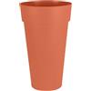 Artevasi Vaso Alto Porto High Pot – Plastica, Grigio Chiaro, 80 Cm Di Altezza, Diametro 37 Cm
