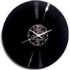 Instant Karma Clocks | Orologio da Parete Design Minimal | Quadrante con Ingranaggi su Disco in Vinile Musicale | Eleganza Vintage e Moderna per Ogni Ambiente