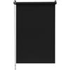 Sekey Tenda a rullo oscurante, senza fori, Klemmfix, larghezza 65 cm, protezione dal calore, protezione solare e da sguardi indiscreti, montaggio a parete, per finestre e porte, 65 x 150 cm, nero