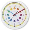 Hama Orologio da parete educativo per bambini, ragazzo, ragazza (orogo di apprendimento analogico, silenzioso, Time Teacher, quadrante di apprendimento, Ø 30 cm, facile da imparare a leggere l'ora