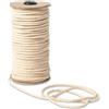 IPEA Corda Macrame Cotone Naturale - 4 mm x 100 Metri - [ Made in Italy ] - Rotolo Super Lungo - Filo da Cucito per Lavorazioni Artigianali, Decorazioni, Arazzi e Tende - Filato