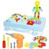 ColorBaby Smart Theory - Set di attrezzi da costruzione, cacciavite per giocattoli, più 200 pezzi di colori, strumenti per giocare sviluppo sttem, giocattoli per bambini + 6 anni (39426)