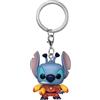 Funko POP! Keychain: Lilo & Stitch- 626 Stitch - Portachiavi Portachiavi originale - Mini figura da collezione - Regalo da calza - Idea regalo - Prodotto ufficiale - Decorazione per zaino