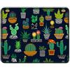 ITNRSIIET Tappetino per Mouse, 26x21cm, Base in Gomma Antiscivolo, Bordi cuciti resistenti, Compatibile con Mouse Ottici, Wireless e Laser, Design Moderno, Cactus carino
