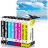 Uiprint Compatibili per 405XL Cartucce d'inchiostro per WF-3825 WF-4825 | Compatibili per Epson Workforce Pro WF3825 WF4825 WF-3820 WF-4820 WF-4830 WF-7830 WF-7835 WF-7840 (8-Pack)