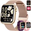 TAOPON Smartwatch Donna con Effettua orologio Chiamate: 1.83 Smart Watch con Bluetooth5.2 Contapassi Sonno 123+ Modalità Sportivo Fitness Tracker IP68 Impermeabile WhatsApp Notifice Compatibile Android iOS