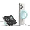 elago Grip Stand Magnetico - Compatibile con MagSafe, Compatibile con iPhone 17/16/15/14/13/12, Supporto in Silicone Premium [Cavo di ricarica non incluso] (Verde Menta)